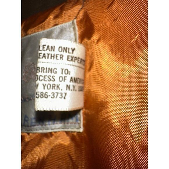 Vintage 1960’s Montgomery Ward Suede Fringe Girls Lined Leather Jacket Size12-14 - Picture 13 of 16